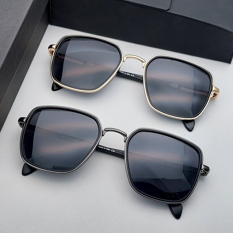 عینک برند پلیس یووی 400 و پلاریزه لنز های نشکن و ضد خش مناسب صورت های متوسط و بزرگ قیمت