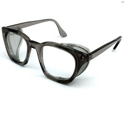 عینک ایمنی بغل توری پارس اپتیک (PO )  شیشه سفید مناسب سنگ زنی و تراشکاری