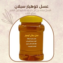 عسل طبیعی سبلان یک کیلویی ( خرید از زنبوردار) ساکارز زیر 3 درصد ارسال رایگان 