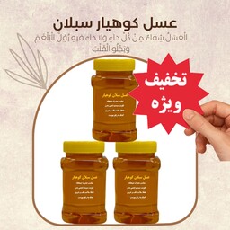 عسل طبیعی سبلان ( 3 کیلویی) قیمت عمده ارسال رایگان و فوری