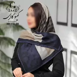 روسری پارچه نخ اعلاء دستدوز طرحبندی ارسال رایگان