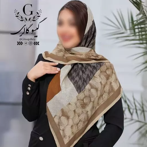 روسری پارچه نخ اعلاء دستدوز طرحبندی ارسال رایگان