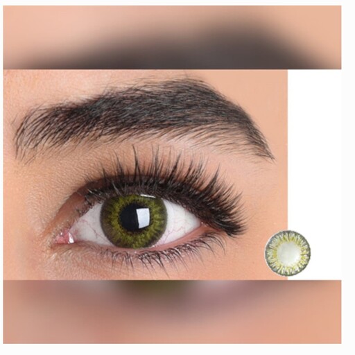 لنز چشم سبز زمردی دوردار  ( gemstone gree) فصلی ایراپتیکس (Airoptix)