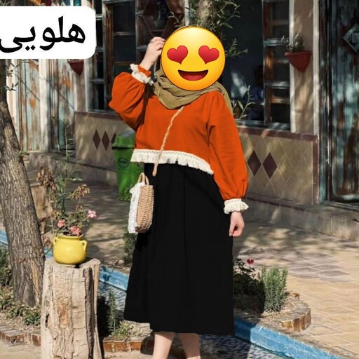 شومیز دامن مانتو 65056 جنس ترگال مرغوب فری سایزتا46