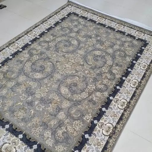 فرش کاشان 1000شانه تراکم 3000 کف ساده 12متری کد160