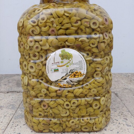 زیتون شور اسلایسی سبز طارم (اهمیت) 6000 گرم