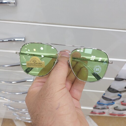 عینک دید در شب و آفتابی مردانه و زنانه مارک رندلف رندولف شیشه ضد خش (رنگ سبز روشن)