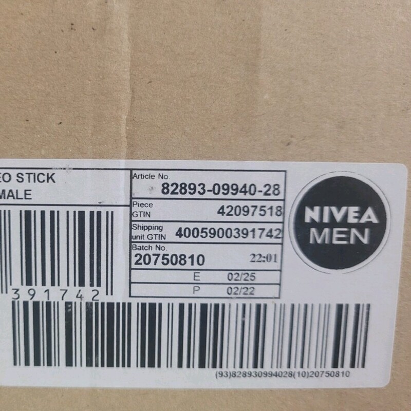 مام صابونی مردانه نیوآ NIVEA مدل بلک اند وایت BLACK AND WHITE ORIGINAL حجم 40 میل