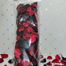 گل خشک قرمزمشکی طبیعی بسته 1 عددی حدود 50 گرمی مناسب پک هدیه، تزئینات مجلس و... 