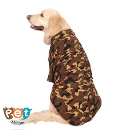 لباس سگ و گربه مدل پیراهن هاوایی سایز بزرگ مناسب گلدن و ژرمن چریکی