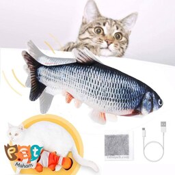 اسباب بازی حیوانات خانگی مدل ماهی متحرک شارژی