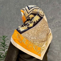 روسری ابریشم ژاکارد وارداتی4 کد450