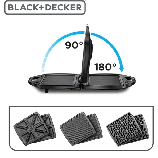 ساندویچ ساز 3کاره بلک اند دکر