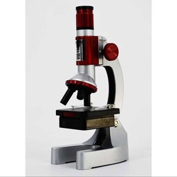 میکروسکوپ دانش آموزی  فلزی 1500X با لنز چزخشی و ست تشریحات