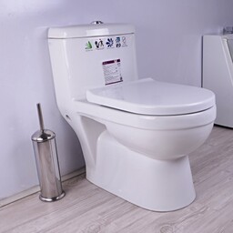 توالت فرنگی سفید براق برند گاتریا 5 سال ضمانت 
