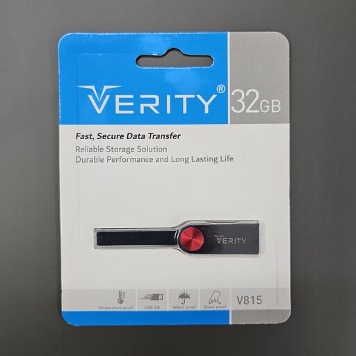 فلش مموری وریتی مدل Verity Flash Drive V815 USB3.0  ظرفیت 32 گیگابایت