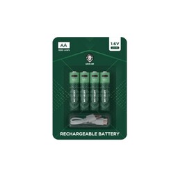 باتری قابل شارژ قلمی گرین لاین مدل Green Lion Rechargeable Battery AA 1.6V Alkaline Battery
