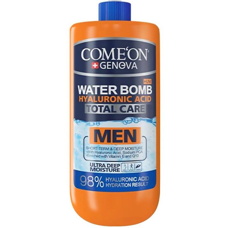 کرم آبرسان مردانه کامان هیالورونیک اسید - سری واتر بمب Water Bomb  - حجم  500 میل - کنترل چربی و جذب سریع و عمیق پوست