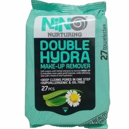 دستمال مرطوب نینو مدل Double Hydra بسته 27 عددی