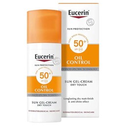 ژل کرم ضدآفتاب اوسرین Eucerin پوست چرب Oil Control SPF50 حجم 50 میل 