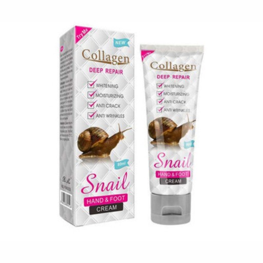 کرم ترمیم کننده دست و پا کلاژن حلزون COLLAGEN حجم 80 میل