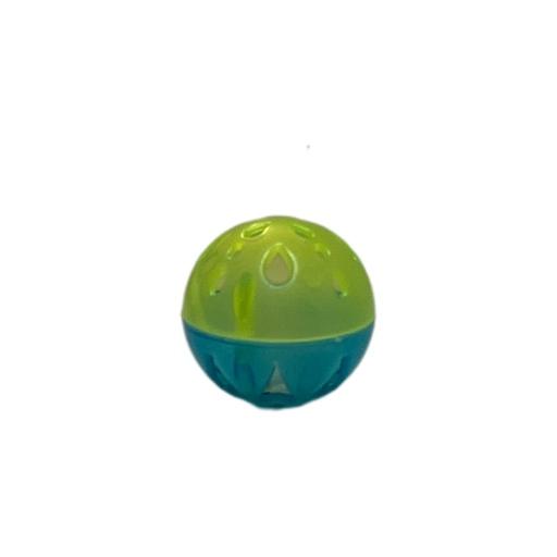 توپ پلاستیکی زنگوله دار مخصوص پت ،سایز بزرگ، پسکرایه(هزینه ارسال با مشتری می باشد)، ارسال رنگ و طرح به صورت رندوم