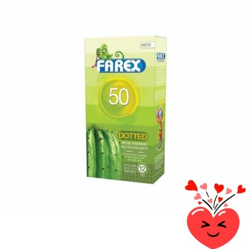 کاندوم فارکس مدل 50 بسته 12 عددی