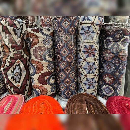 پارچه جاجیم خشتی 8 کیلویی(تخفیف عمده ای)