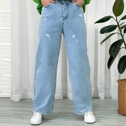 شلوار جین بگ یخی زنانه جین اصلی بسیار با کیفیت وعالی سایز 40 تا 48 شیک خوشپوش پر طرفدار قیمت استثنائی ارسال رایگان فوری 