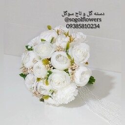 دسته گل،دسته گل عروس،دسته گل مصنوعی عروس،دسته گل عروسی،گل مصنوعی