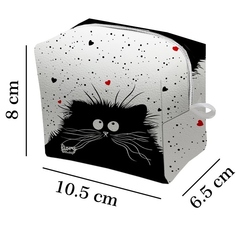 کیف پد بهداشتی فیوری مدل گربه خپل طرح جِیمز کد 2373