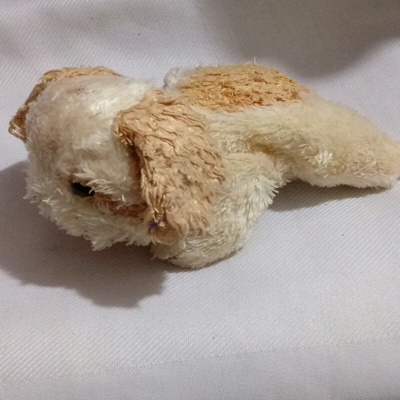 عروسک کوچک سگ پشمالو بانمک اندازه حدود 10 سانتیمتر 