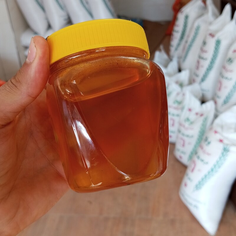 عسل چند گیاه یک کیلویی گرفته شده از ارتفاعات کیفیت عالی و مزه فوق العاده از تولید به مصرف 