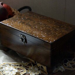 جعبه نما منبت چوبی تقسیم بندی شده رنگ چوب 