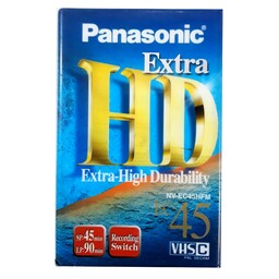 فیلم خام کوچک دوربین فیلمبرداری VHS-C پاناسونیک EXTRA HD ژاپن 45 دقیقه