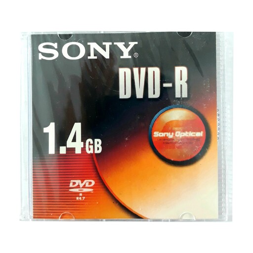 مینی دی وی دی Mini DVD - R سونی 1.4GB قابدار باسلفون