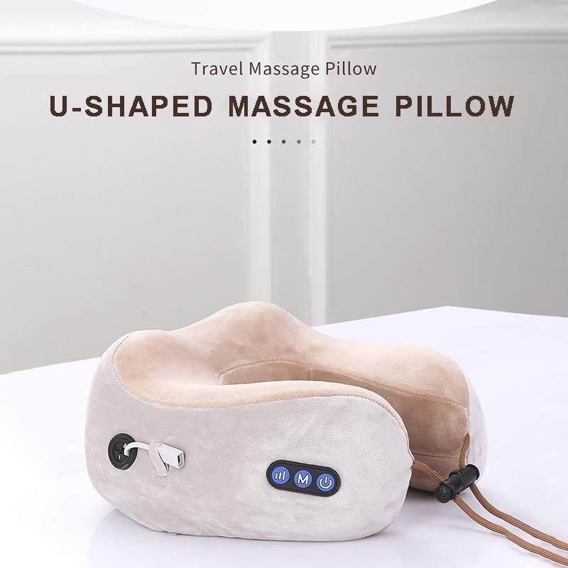 ماساژور گردنی مادون قرمز دار U-shaped massage pillow