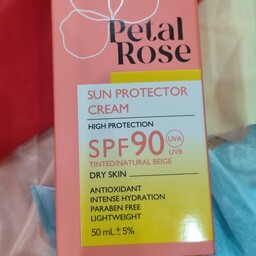 کرم ضد آفتاب رنگی SPF90 مناسب پوست چرب ( رنگ بژ طبیعی)