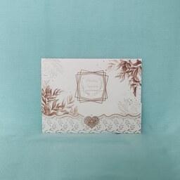 کارت عروسی 120 عدد همراه با چاپ مشخصات کد 1173 و 1174