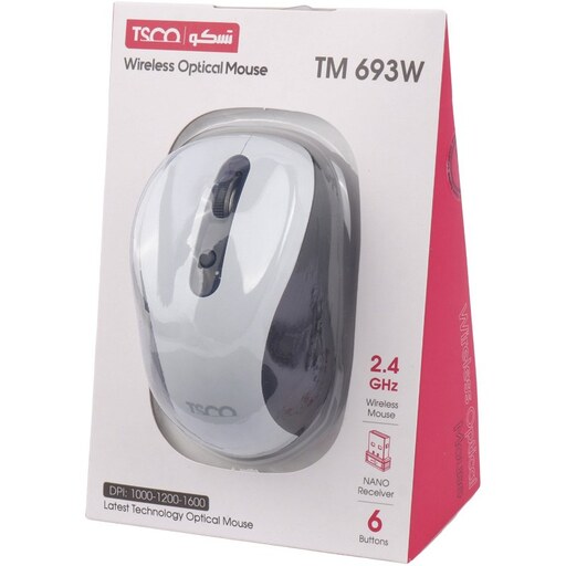 ماوس بی سیم تسکو مدل TM 693