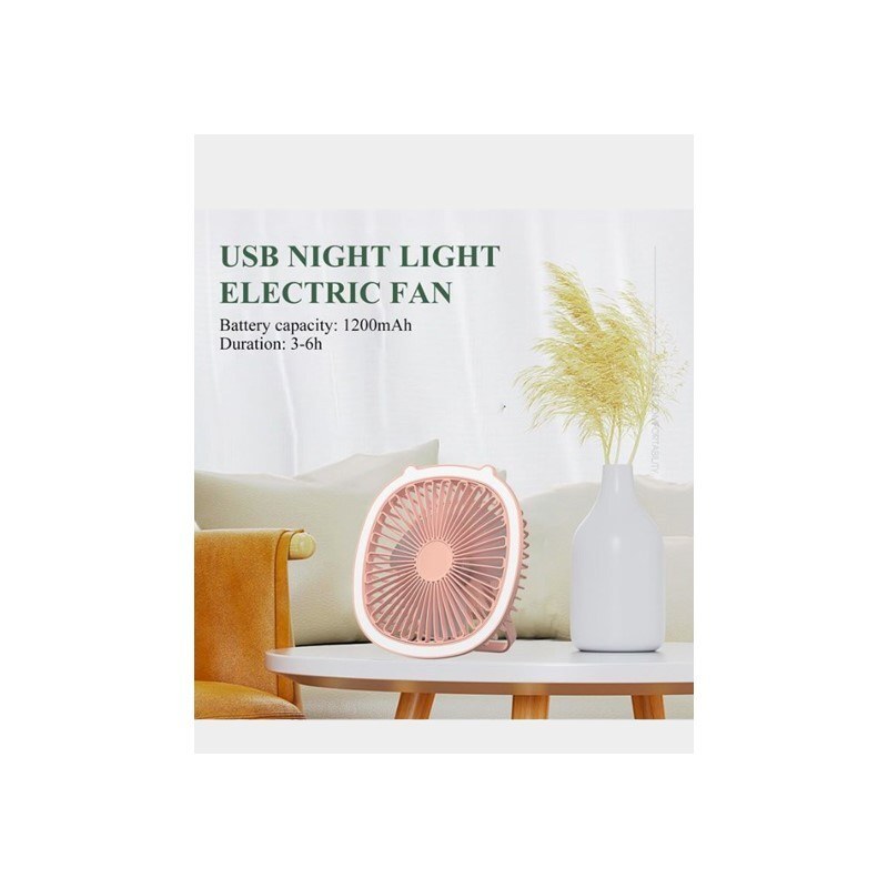 پنکه رومیزی شارژی دو کاره Table Lamp and desktop Fan