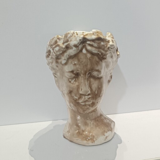 گلدان کوچک سنگ مصنوعی دختر رومی 