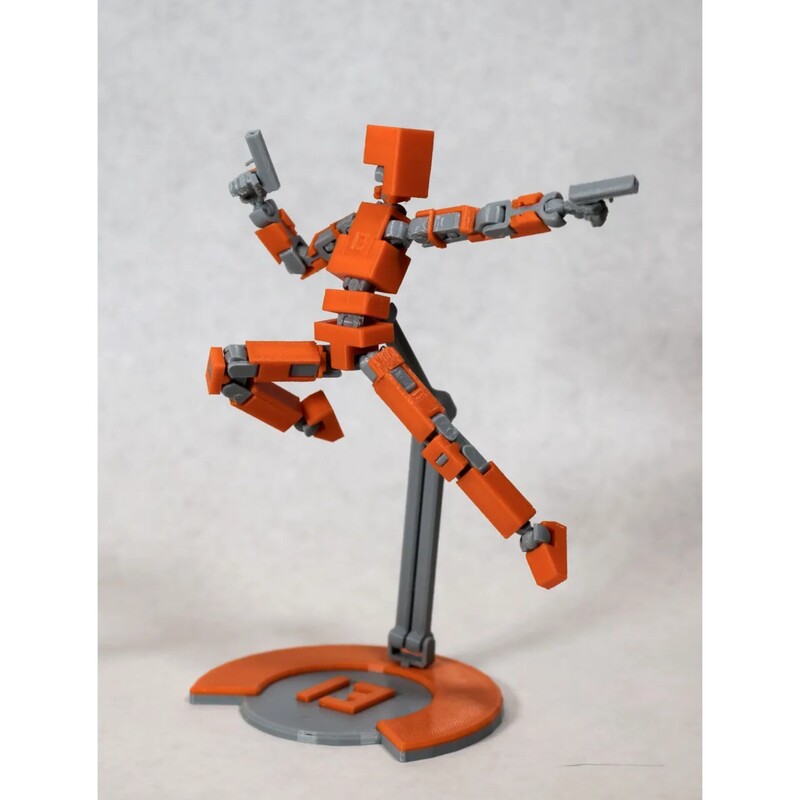 اسباب بازی اکشن فیگور ربات lucky 13 با مفاصل متحرک همراه با پک تفنگ و شمشیر - سدید شاپ 