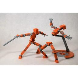 اسباب بازی اکشن فیگور ربات lucky 13 با مفاصل متحرک همراه با پک تفنگ و شمشیر - سدید شاپ 