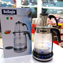 چایی ساز روهمی لمسی bellagio گرم نگهدارنده دیجیتال 