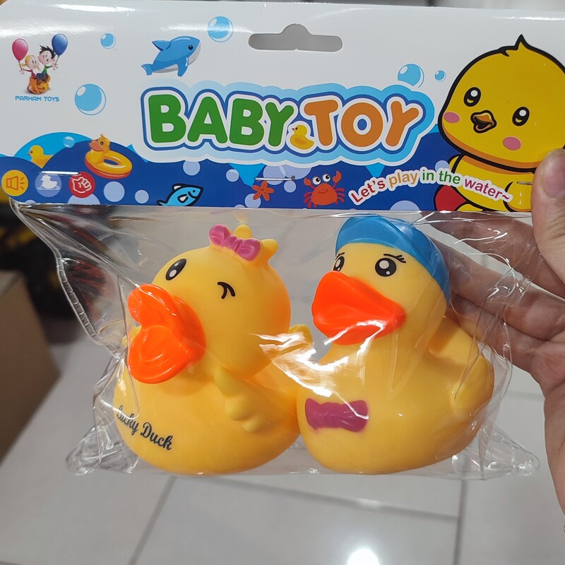 پوپت حمام اردک دو عددی کیفیت بسیار عالی تک رنگ مناسب برای استفاده در وان کودک 