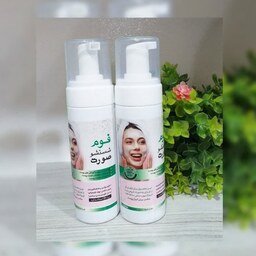 فوم شستشوی  صورت طبیعی فدک (پاک کننده آرایش و آلودگی  -آبرسان-حاوی روغن بادام شیرین)