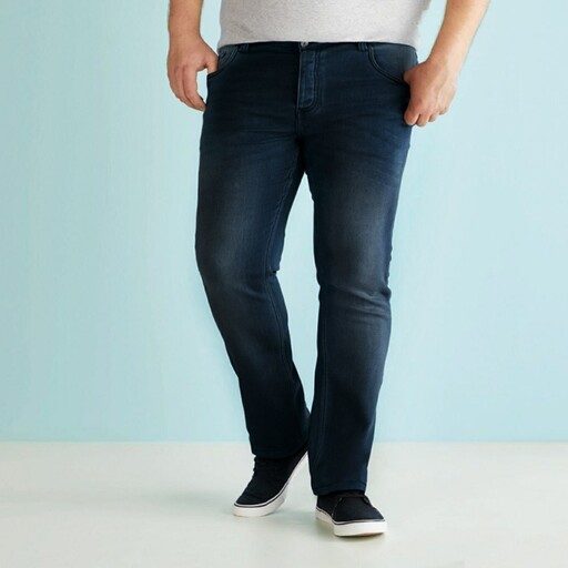 شلوار جین مردانه برند آلمانی livergy سایز 64 اروپایی شلوار جین لیورجی سایز بزرگ شلوار جین مردانه سایز بزرگ 