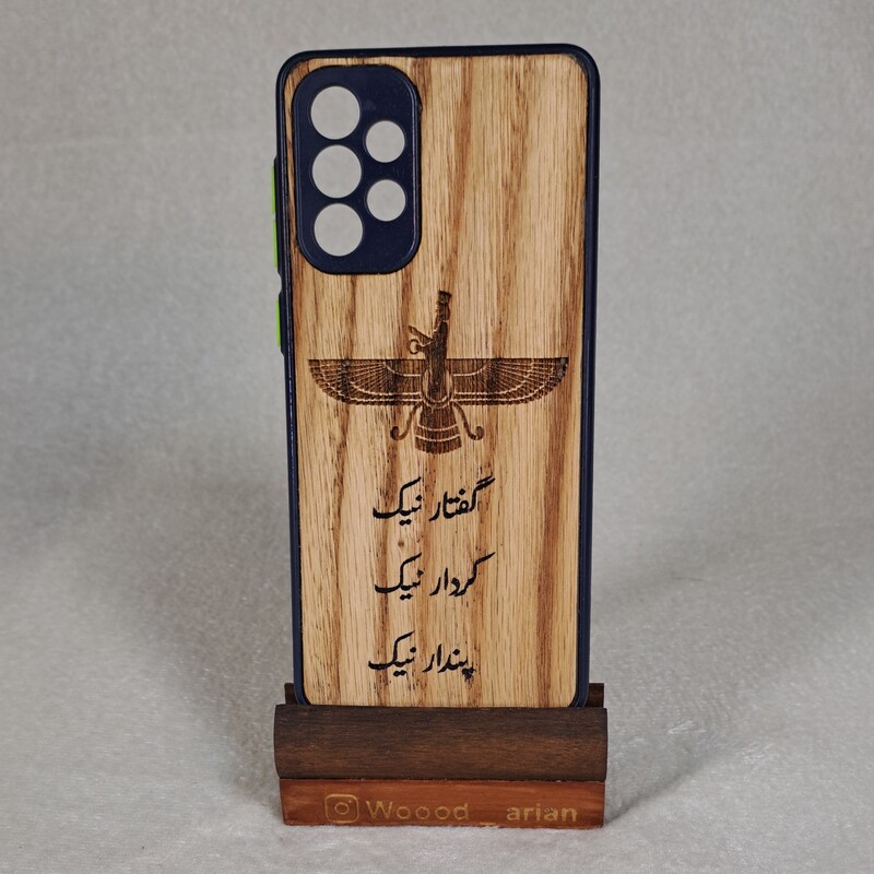 گارد-کاور-قاب چوبی با چوب طبیعی مناسب تمامی موبایل ها 