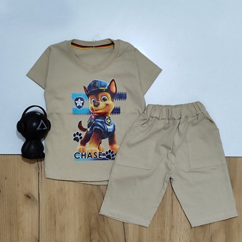 لباس بچگانه تیشرت شلوارک سگ نگهبان